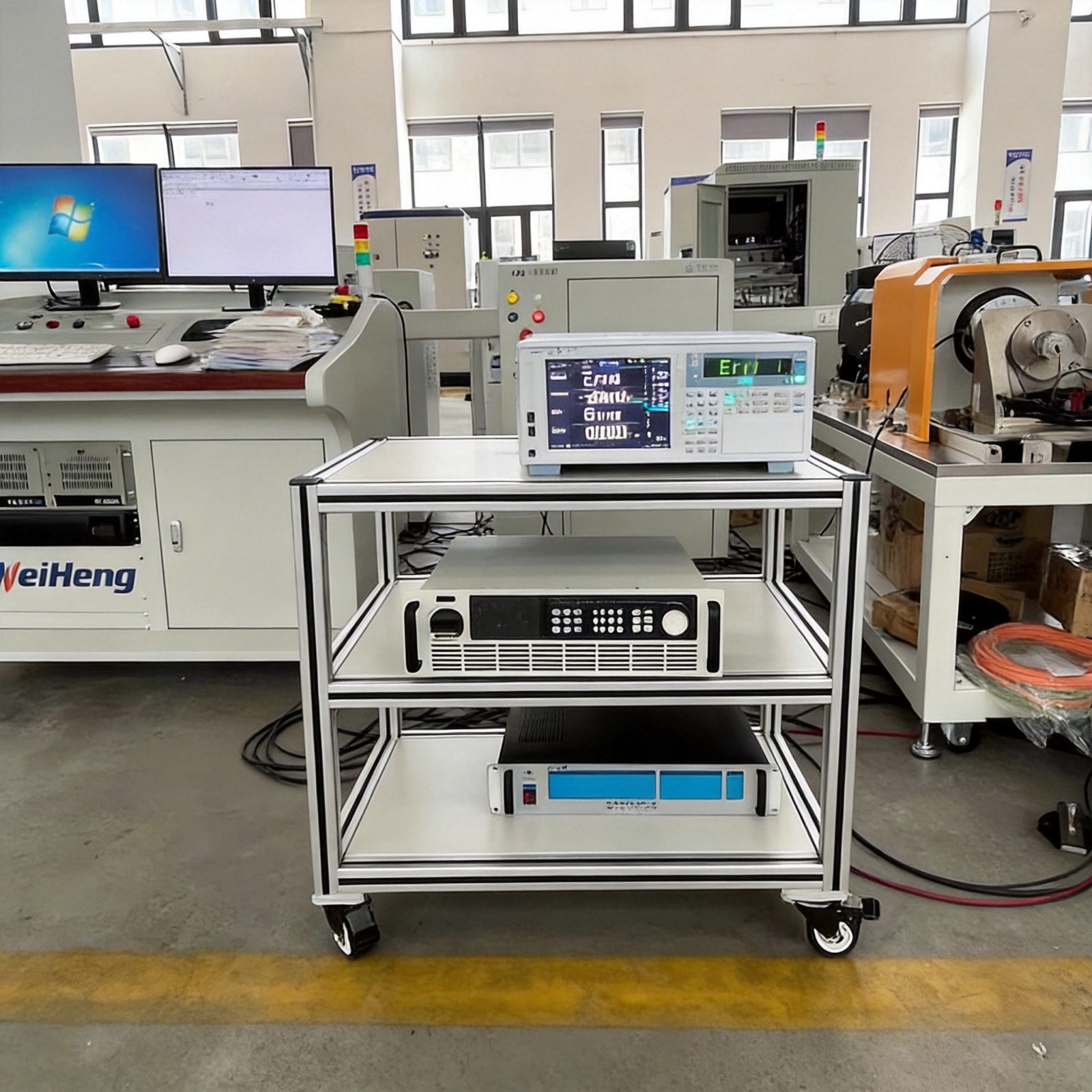Motor end-of-line test system for automated production quality control